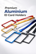 Premium Aluminum ID Card Holder (Dual Card) – ₹99 Limited Offer | 5 Colors