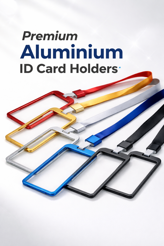Premium Aluminum ID Card Holder (Dual Card) – ₹99 Limited Offer | 5 Colors
